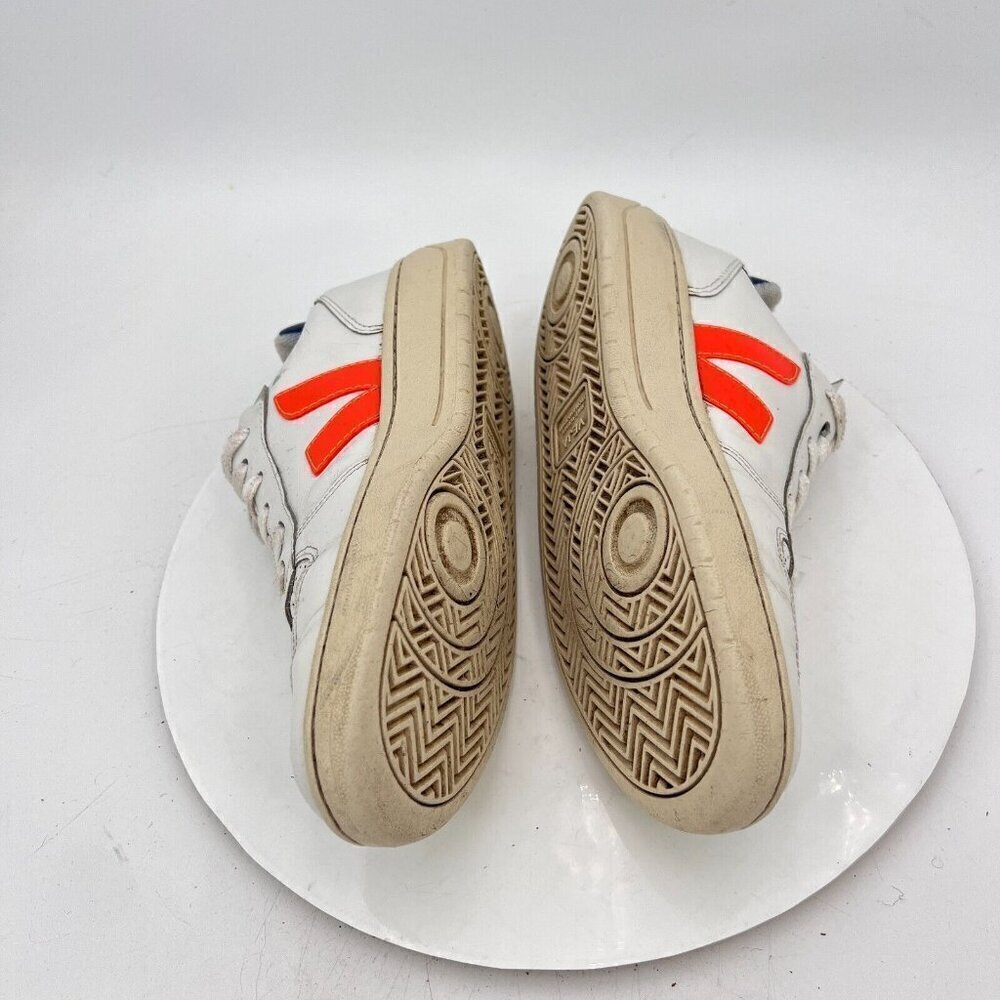 Veja V-10 Women Size 9 White Black Leather Red V Logo Casual Training Shoes - Picture 7 of 14